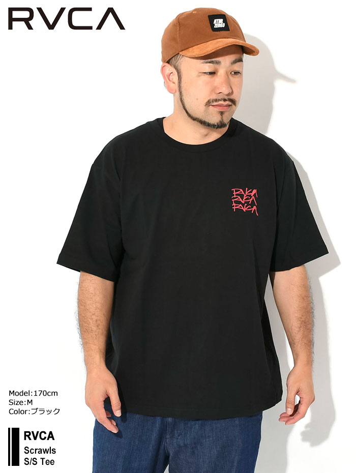 RVCA（ルーカ） Tシャツ 半袖 メンズ スクロールズ ( RVCA Scrawls S/S