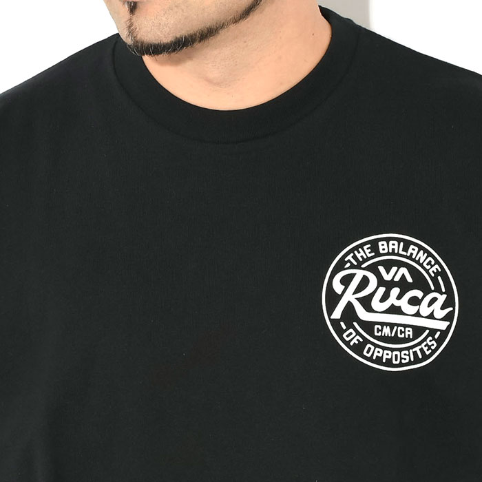 RVCA ルーカ ロンT Tシャツ 長袖 メンズ スクリプト シールド