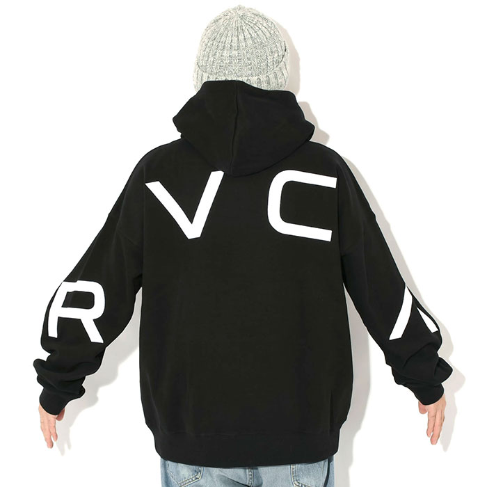 RVCA（ルーカ） パーカー プルオーバー メンズ バック サイド アーチ