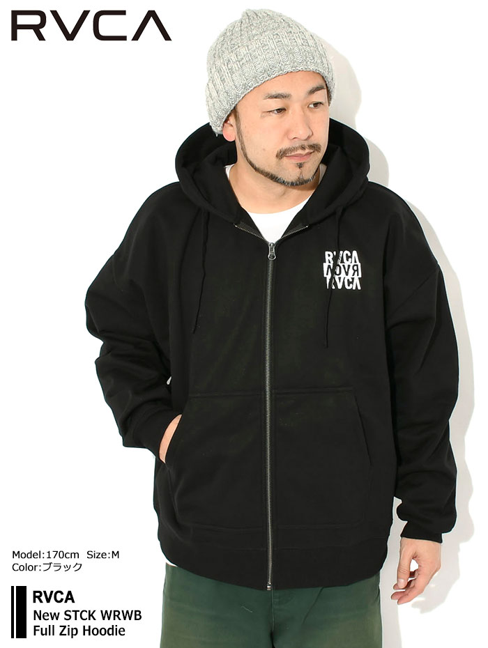 RVCA（ルーカ） パーカー ジップアップ メンズ ニュー STCK WRWB ( New