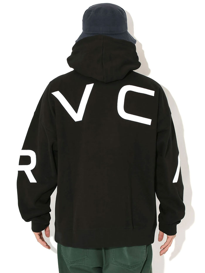 RVCA（ルーカ） パーカー ジップアップ メンズ アーチ バック サイド
