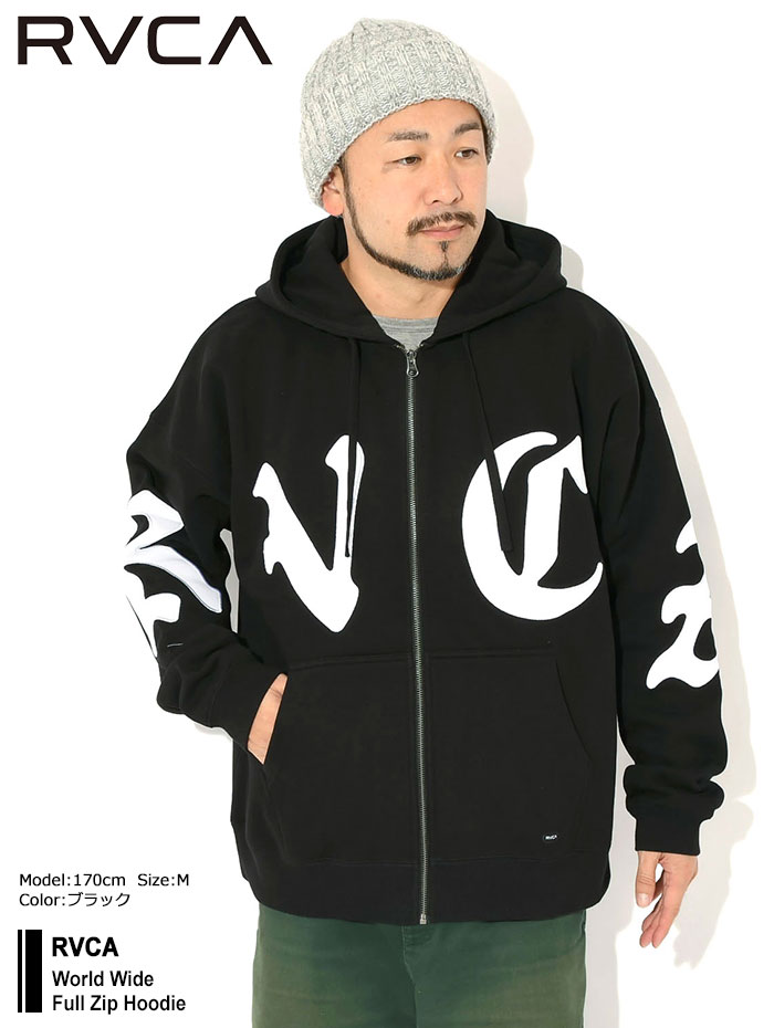 RVCA（ルーカ） パーカー ジップアップ メンズ ワールド ワイド