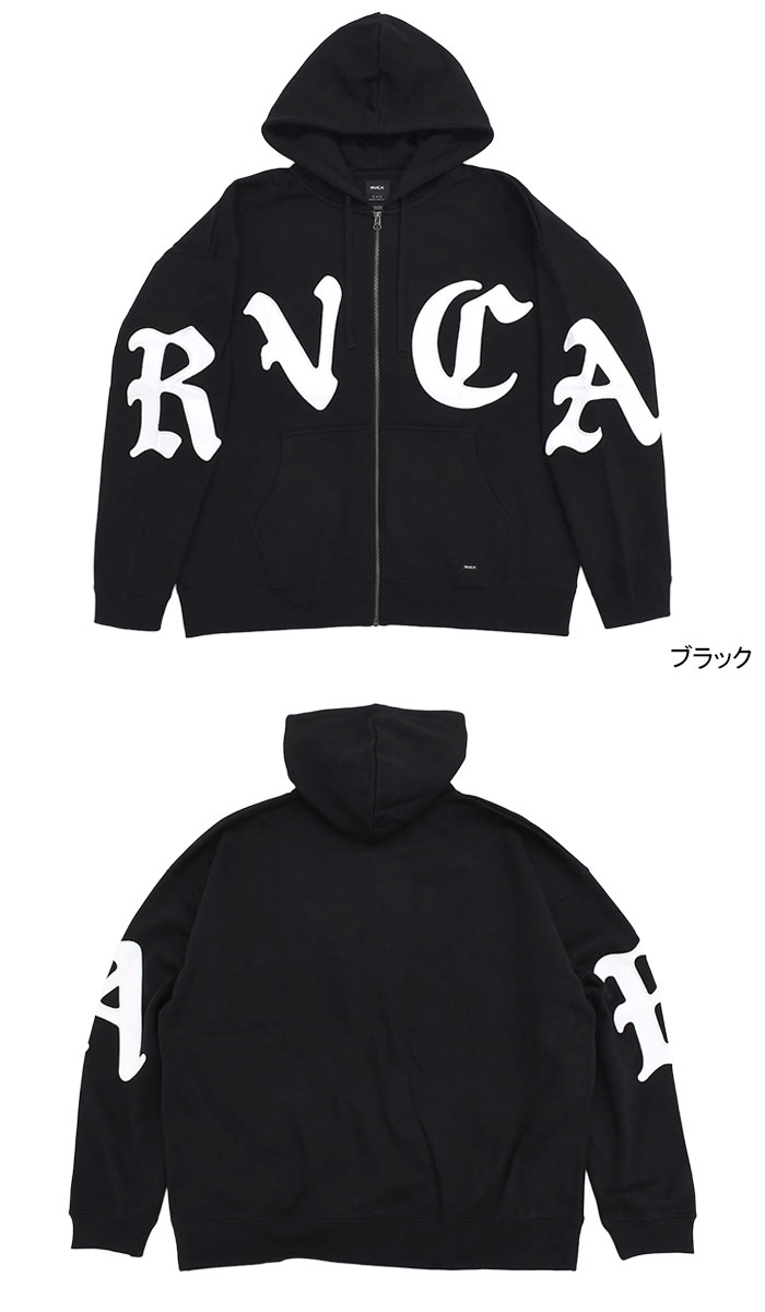 RVCA（ルーカ） パーカー ジップアップ メンズ ワールド ワイド