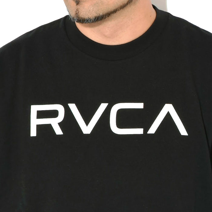 新品 RVCA ルーカ ロゴ ロンT ブラック Sサイズ RVCA（ルーカ） tシャツ ロンTee/長袖Tシャツ ラウンドロゴ オーバー