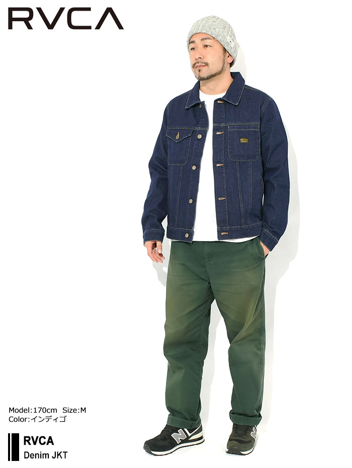 RVCA（ルーカ） ジャケット メンズ デニム ( Denim JKT デニム