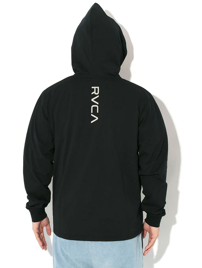 RVCA ルーカ パーカー ジップアップ メンズ ビッグロゴ バック