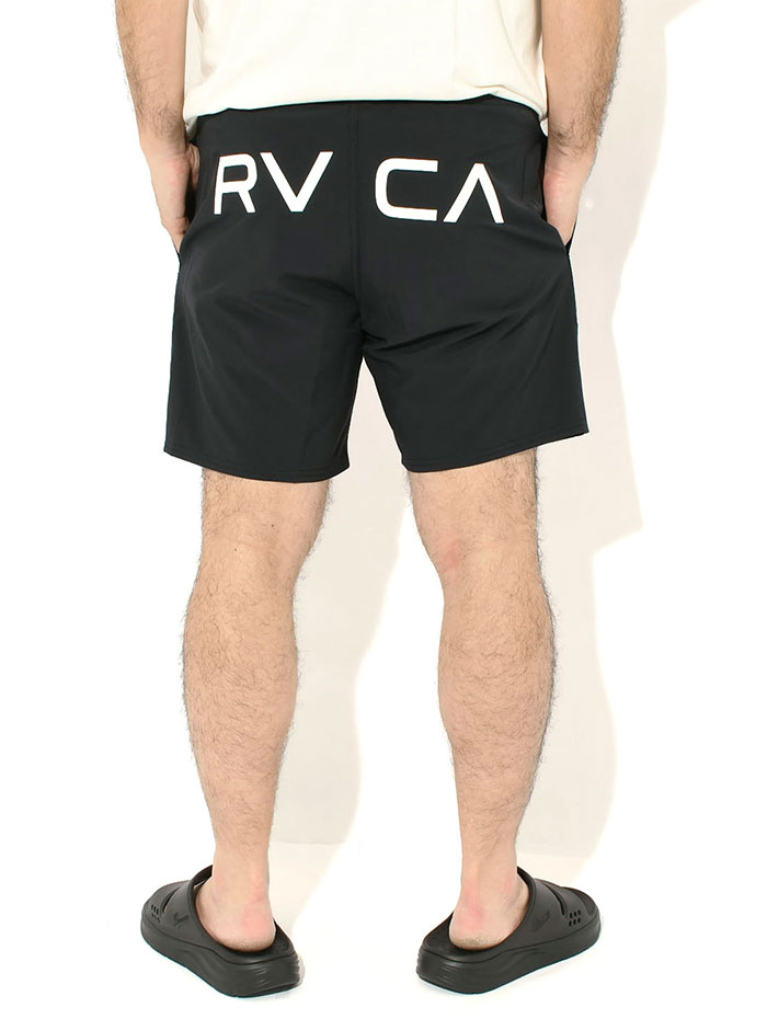 RVCA（ルーカ） ハーフパンツ メンズ エラスティック バック ロゴ