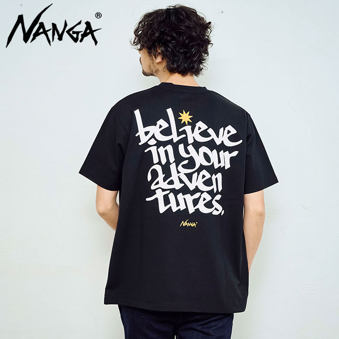 NANGA（ナンガ） Tシャツ 半袖 メンズ ストリート ロゴ ( Street Logo