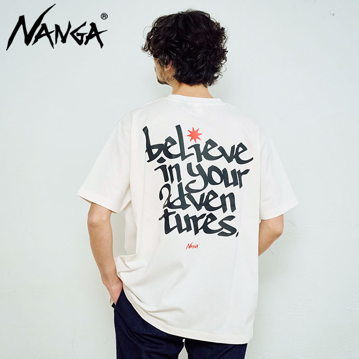 NANGA（ナンガ） Tシャツ 半袖 メンズ ストリート ロゴ ( Street Logo