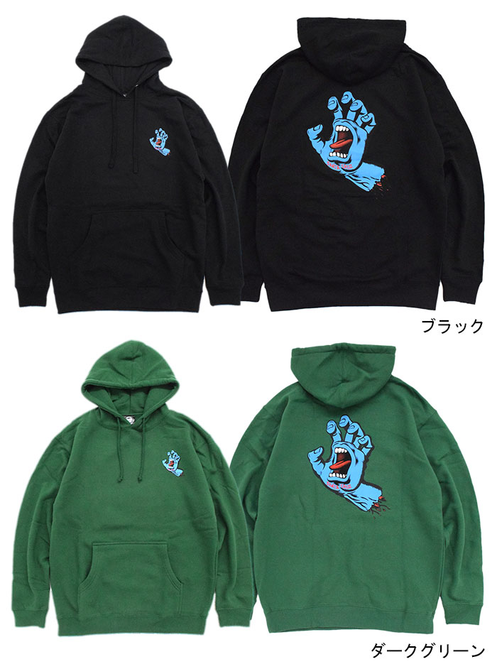 サンタクルーズ パーカー プルオーバー SANTA CRUZ メンズ スクリーミング ハンド ( Screaming Hand Pullover  Hoodie スウェット トップス 男性用 44251179 )