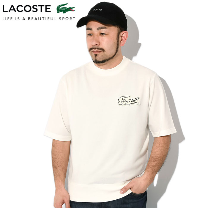 ラコステ トレーナー 半袖 LACOSTE メンズ SH058LJ クルー スウェット ( SH058LJ S/S Crew Sweat トップス 男性用 SH058LJ-99 )｜icefield｜03