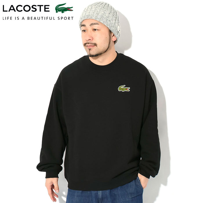 [LACOSTE] ロゴプリント スウェットシャツ LACOSTE ラコステ トレーナー メンズ SH2741 クルー スウェット