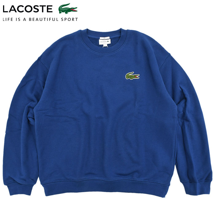 Lacoste ロコクルネックスウェットシャツ SH2741 70V LACOSTE ラコステ トレーナー メンズ SH2741 クルー スウェット