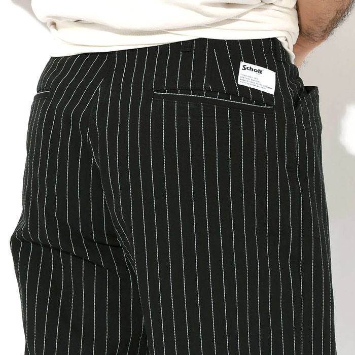 Schott N.Y.C（ショット） パンツ Schott メンズ ストライプ フリスコ