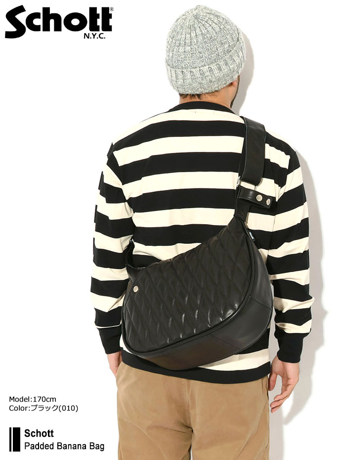 Schott N.Y.C（ショット） ショルダーバッグ Schott パデッド バナナ