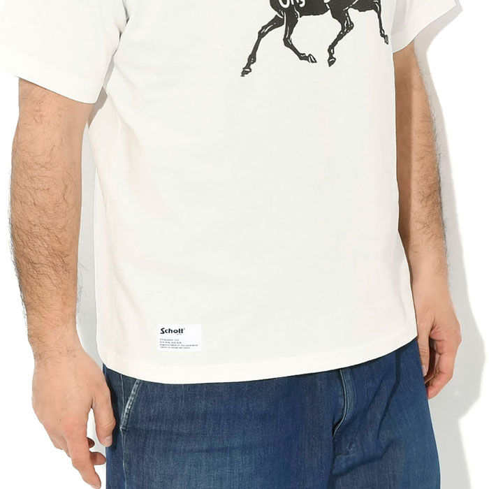Schott N.Y.C（ショット） Tシャツ 半袖 Schott メンズ A.O. ホース