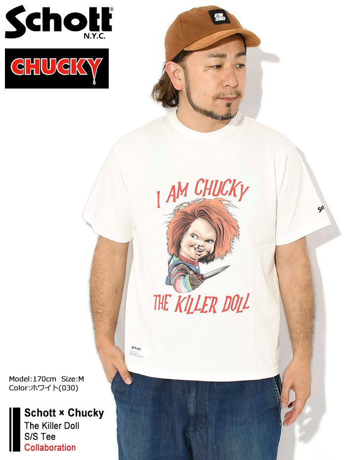 Schott N.Y.C（ショット） Tシャツ 半袖 Schott メンズ チャッキー ザ