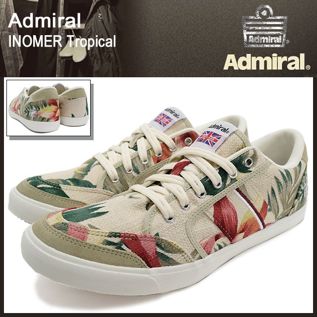 ずっと気になってた Admiral アドミラル アイボリー/ネイビー イノマー スニーカー ウェア