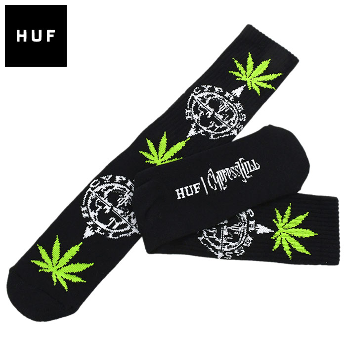 ハフ ソックス HUF メンズ サイプレス ヒル コンパス プラントライフ ソックス コラボ ( CYPRESS HILL Compass Plantlife Socks 靴下 SK00862 )[M便 1/1]｜icefield｜02