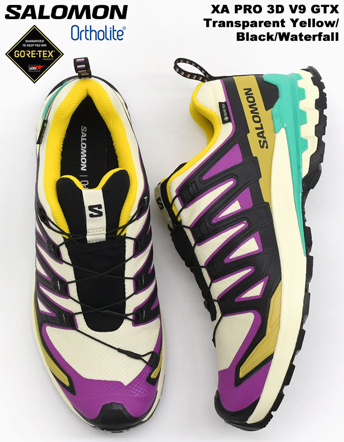 完売品 SALOMON XA WASHER パープル/ブラック SALOMON（サロモン） スニーカー メンズ 男性用 エックスエー プロ 3D