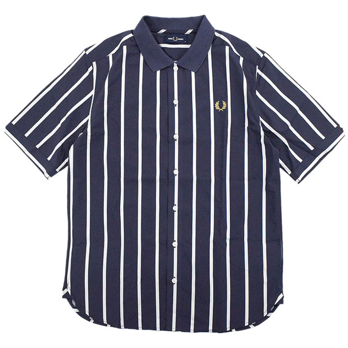 フレッドペリー シャツ 半袖 FRED PERRY メンズ コントラスト カラー