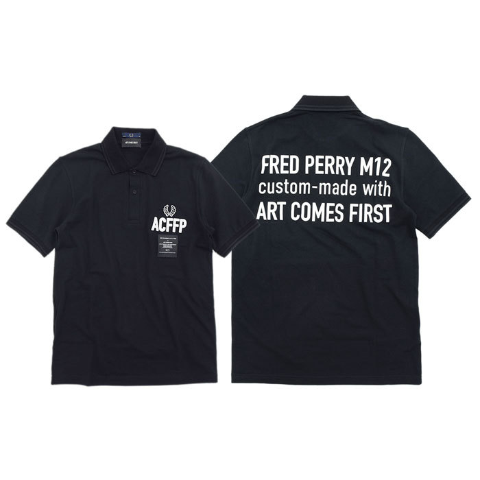 フレッドペリー ポロシャツ 半袖 FRED PERRY メンズ アートカムズファースト エンブロイダード フレッド ペリー(ART COMES  FIRST SM5120)