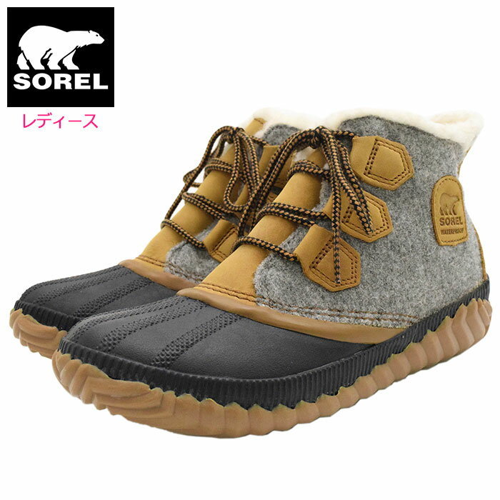 ソレル スノーブーツ SOREL レディース 女性用 アウト アンド