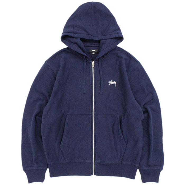 ステューシー パーカー ジップアップ STUSSY メンズ Stock Logo ( full zip hoodie スウェット トップス 118471 118454 USAモデル 正規 )｜icefield｜04