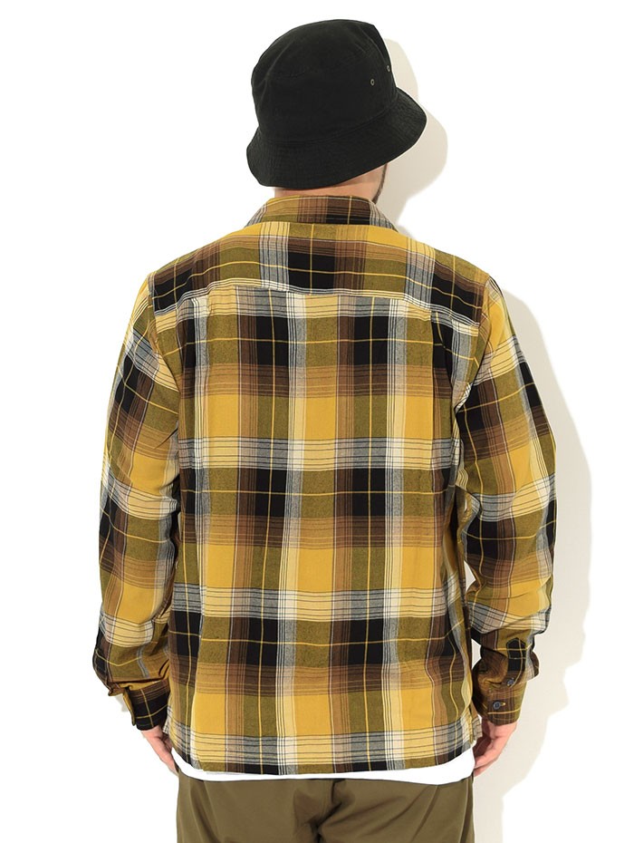 ステューシー シャツ 長袖 STUSSY メンズ Rayon Plaid ( stussy shirt