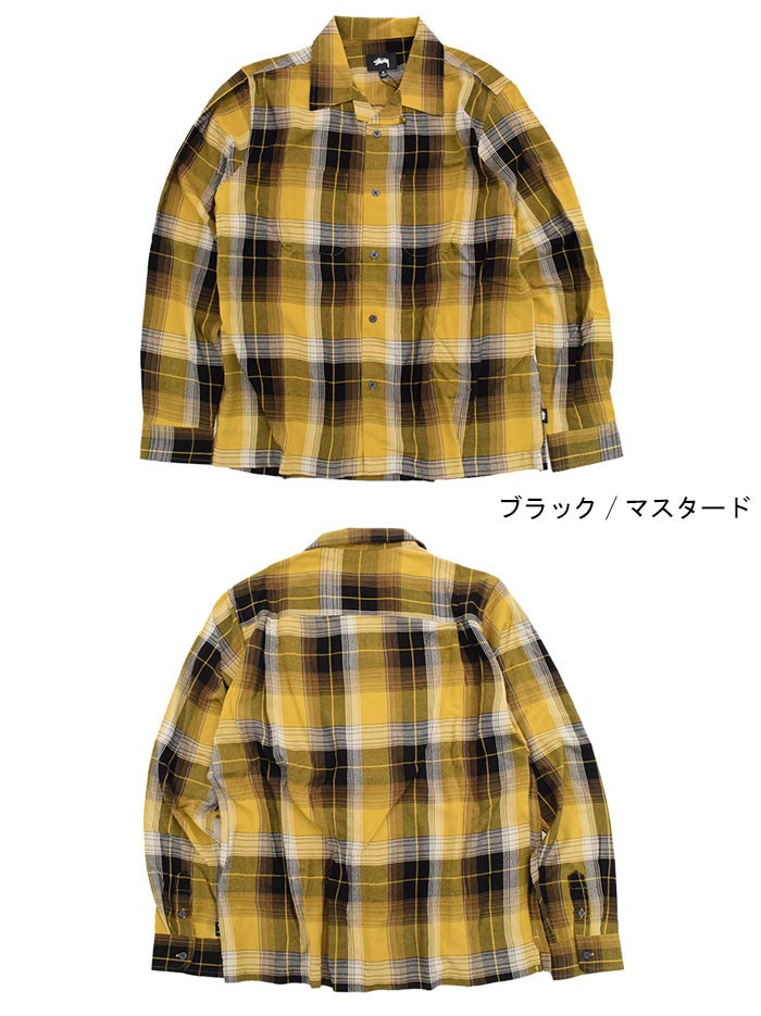 stussy rayon plaid shirt 中田圭祐着用 チェックシャツ