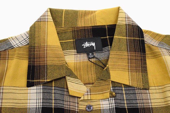 ステューシー シャツ 長袖 STUSSY メンズ Rayon Plaid ( stussy shirt