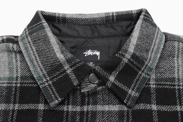 STUSSY（ステューシー） ジャケット メンズ Max Plaid Quilted Shirt 