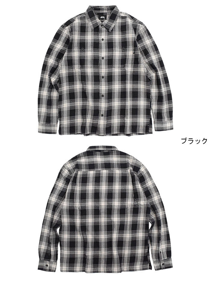 ステューシー シャツ 長袖 STUSSY メンズ Beach Plaid ( stussy shirt