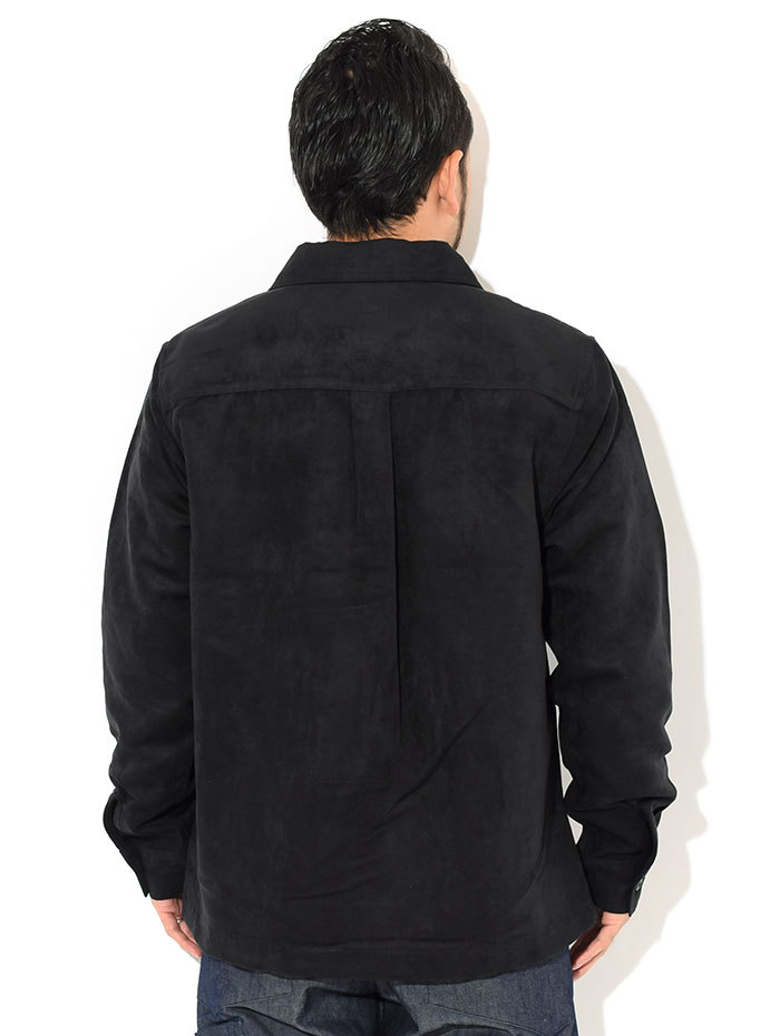 ステューシー ジャケット STUSSY メンズ Micro Suede Work Shirt ( stussy JKT シャツジャケット フルジップ  1110134 USAモデル 正規 )