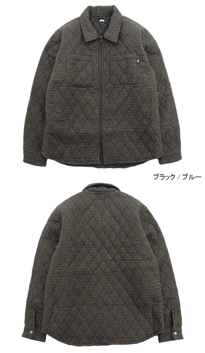 ステューシー ジャケット STUSSY メンズ Mini Check Quilted Zip Shirt ( stussy JKT シャツジャケット  アウター 1110140 USAモデル 正規 ) : stu-1110140 : ice field - 通販 - Yahoo!ショッピング