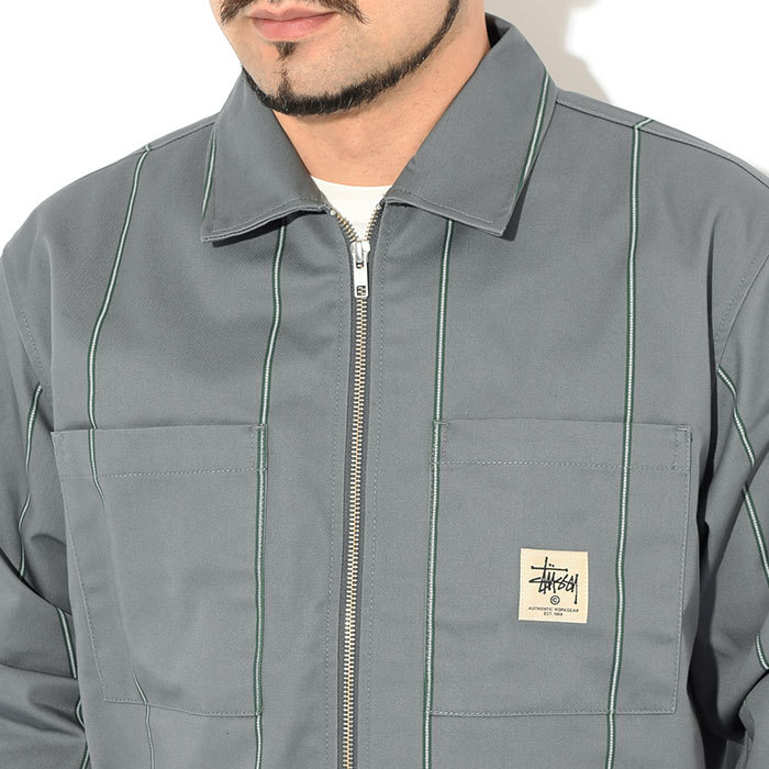 STUSSY（ステューシー） シャツ 長袖 メンズ Work Full Zip (stussy