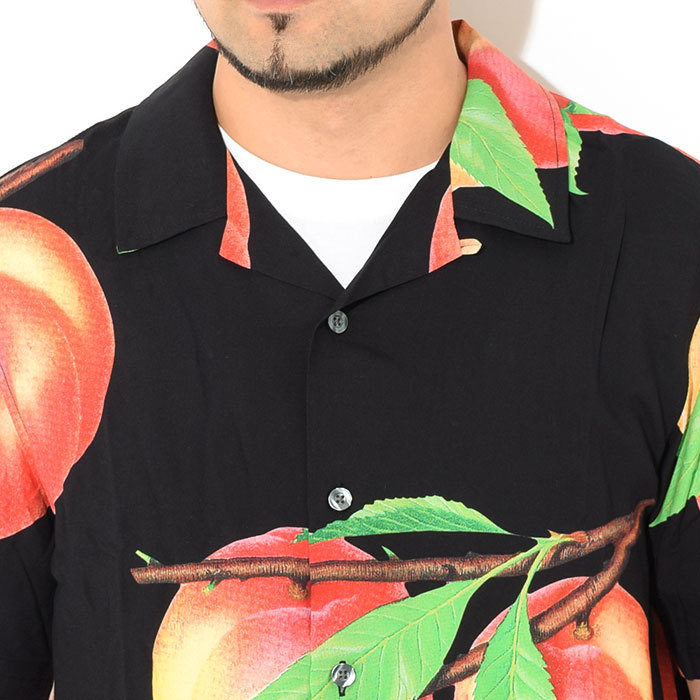 ステューシー シャツ 半袖 STUSSY メンズ Peach Pattern ( stussy shirt オープンカラーシャツ トップス 男性用  1110159 USAモデル 正規 )