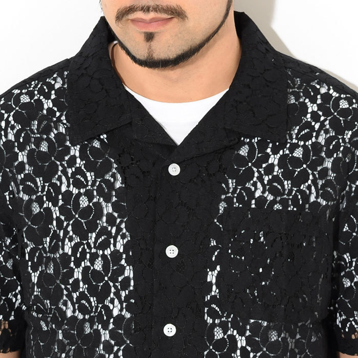 ステューシー シャツ 半袖 STUSSY メンズ Floral Pattern Lace