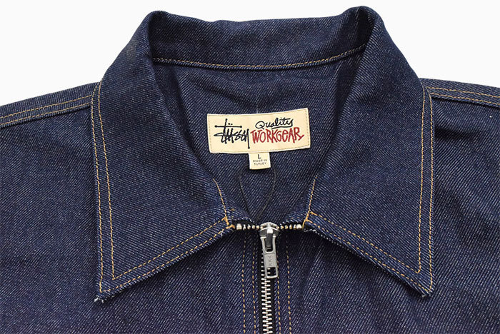 ステューシー ジャケット STUSSY メンズ Denim Zip Up Work Shirt