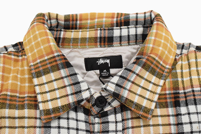 STUSSYステューシーのジャケット Quilted Lined Plaid Shirt07