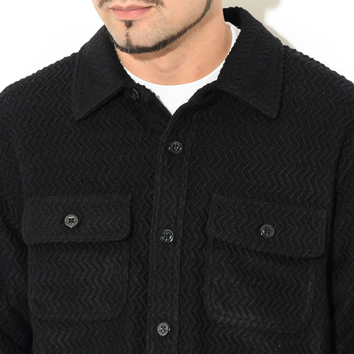 STUSSY(ステューシー) シャツ 長袖 メンズ Textured Wool CPO STUSSY(ステューシー) シャツ 長袖 メンズ Textured Wool CPO