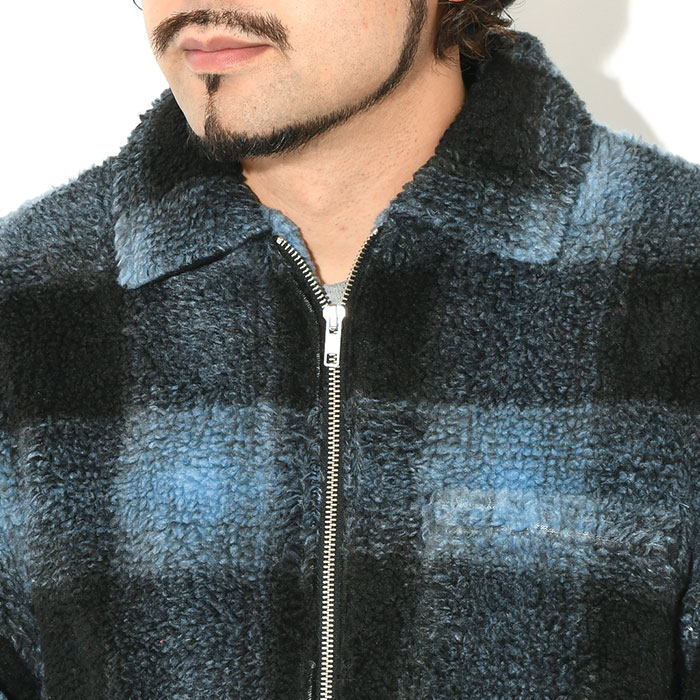 stussy ジャケット STUSSY（ステューシー） ジャケット メンズ Shadow Plaid Sherpa Zip
