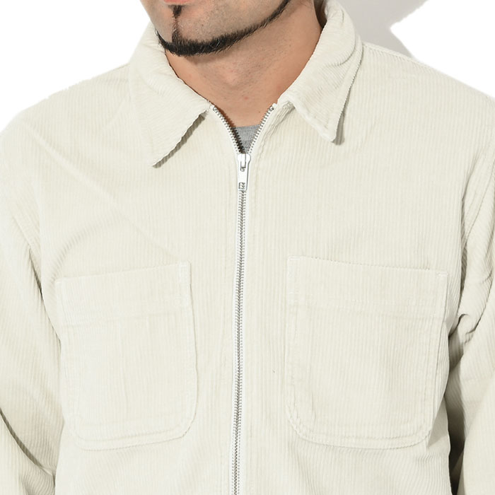 ステューシー シャツ 長袖 STUSSY メンズ Wide Wale Cord Zip (shirt