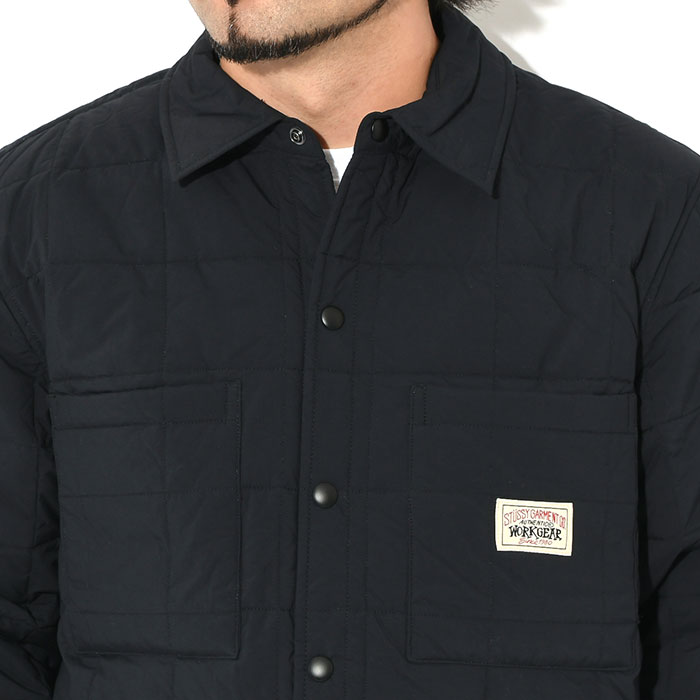 STUSSY ステューシー ジャケット メンズ Quilted Fatigue Shirt STUSSY ステューシー ジャケット メンズ Quilted Fatigue Shirt