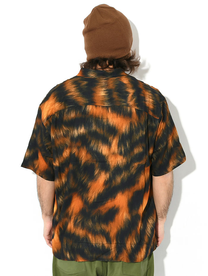 STUSSY ステューシー シャツ 半袖 メンズ Fur Print ( stussy
