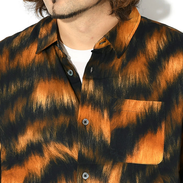 ステューシー シャツ 半袖 STUSSY メンズ Fur Print ( stussy shirt