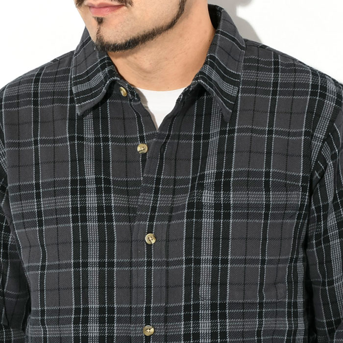 ステューシー シャツ 長袖 STUSSY メンズ Stones Plaid ( stussy shirt チェック カジュアルシャツ トップス 男性用  1110303 USAモデル 正規 )