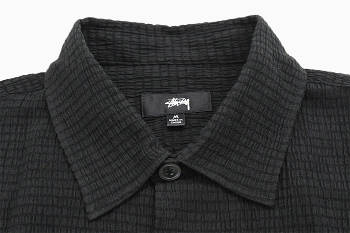 STUSSYステューシーのシャツ Flat Bottom Crinkled Shirt05