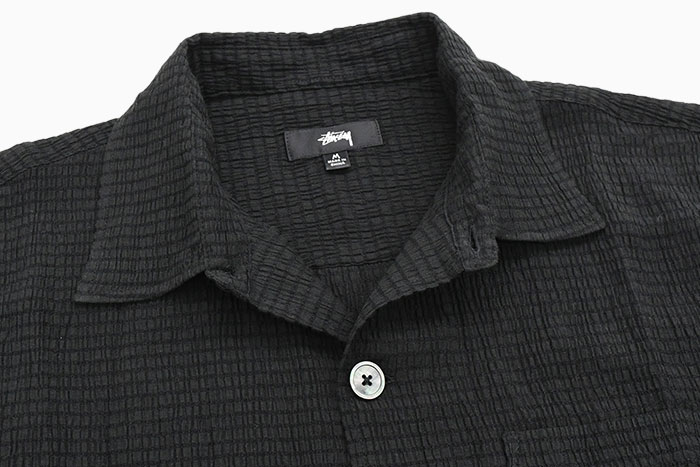 STUSSYステューシーのシャツ Flat Bottom Crinkled Shirt06