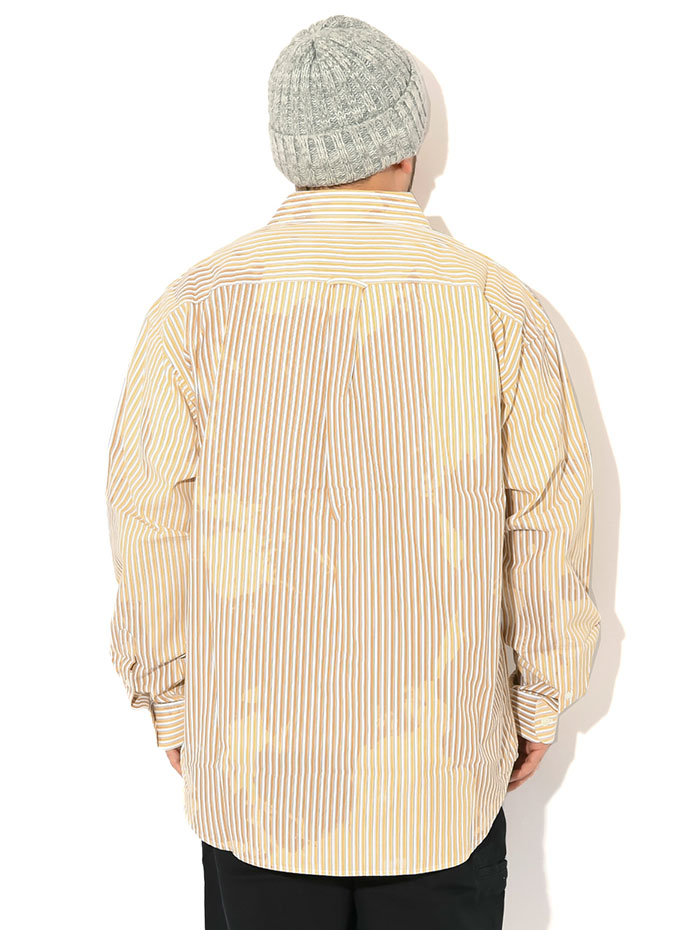 STUSSY ステューシー シャツ 長袖 メンズ Bleached Classic